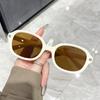 Portable Folding Sunglasses Women'S High-End Oval Small Frame Sunglasses Anti-Ultraviolet Polarized Sunglasses