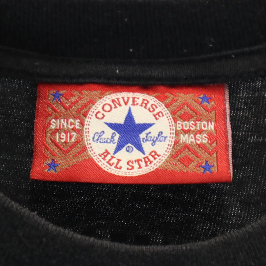 CONVERSE Short sleeve T-shirt black Women Used