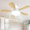 Forward and Reverse LED Ceiling Ceiling Night Forward and Reverse Stepless Dimming and Color Airflow DC Timer Compact Air Easy Suitable for Bedrooms