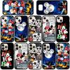 Pro iPhone 17 16 15 Xiaomi Poco F7 F8 X7 X6 C85 C75 C71 M8 Redmi Note 14 13 12 11 Pro Max 14C 13C 15C A3 A4 Kryt na telefon Mickey Roztomilá myš Minnie Kryt