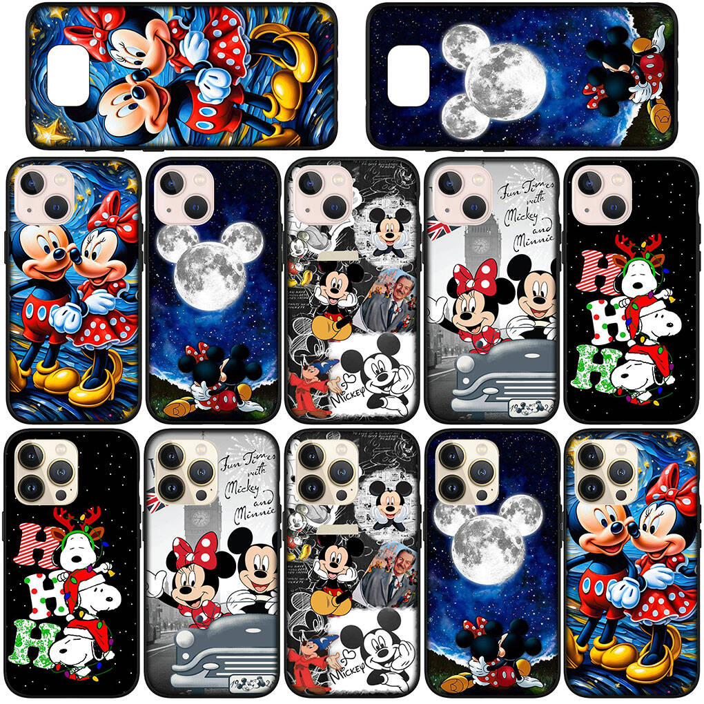 Pro iPhone 17 16 15 Xiaomi Poco F7 F8 X7 X6 C85 C75 C71 M8 Redmi Note 14 13 12 11 Pro Max 14C 13C 15C A3 A4 Kryt na telefon Mickey Roztomilá myš Minnie Kryt