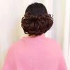 Chignon Updo Elastic Drawstring Hair Bun Pad In Black Brown Colors Straight Curly Hairpieces for Women Ladies