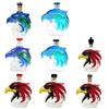Premium Whiskeys Aerators Gift Set For Football Fan Feature Intricate Seahawk Sculpture And Durable Glass Construction