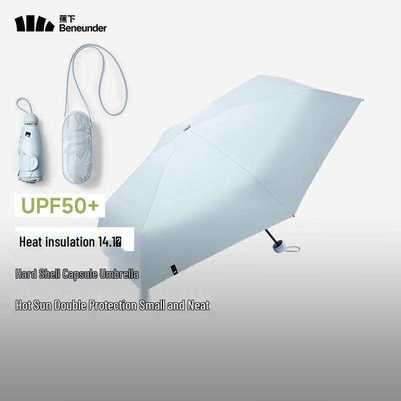 Beneath UV Protection Five-Fold Capsule Umbrella