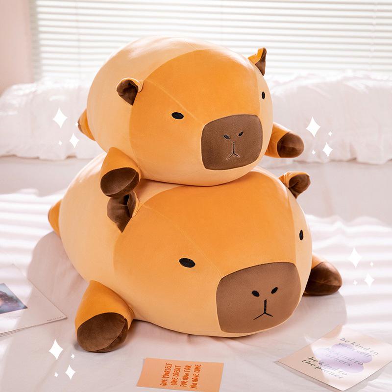 Capybara Hugging Pillow Plush Toy - Cute & Comfy Sleep Doll for Girls
