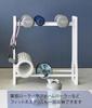 Yamazaki Jitsugyo (Yamazaki) Dumbbell Rack White W52 x D17 x H54.3cm Tower [Completed Product, No Assembly Required] Muscle Training Goods Storage
