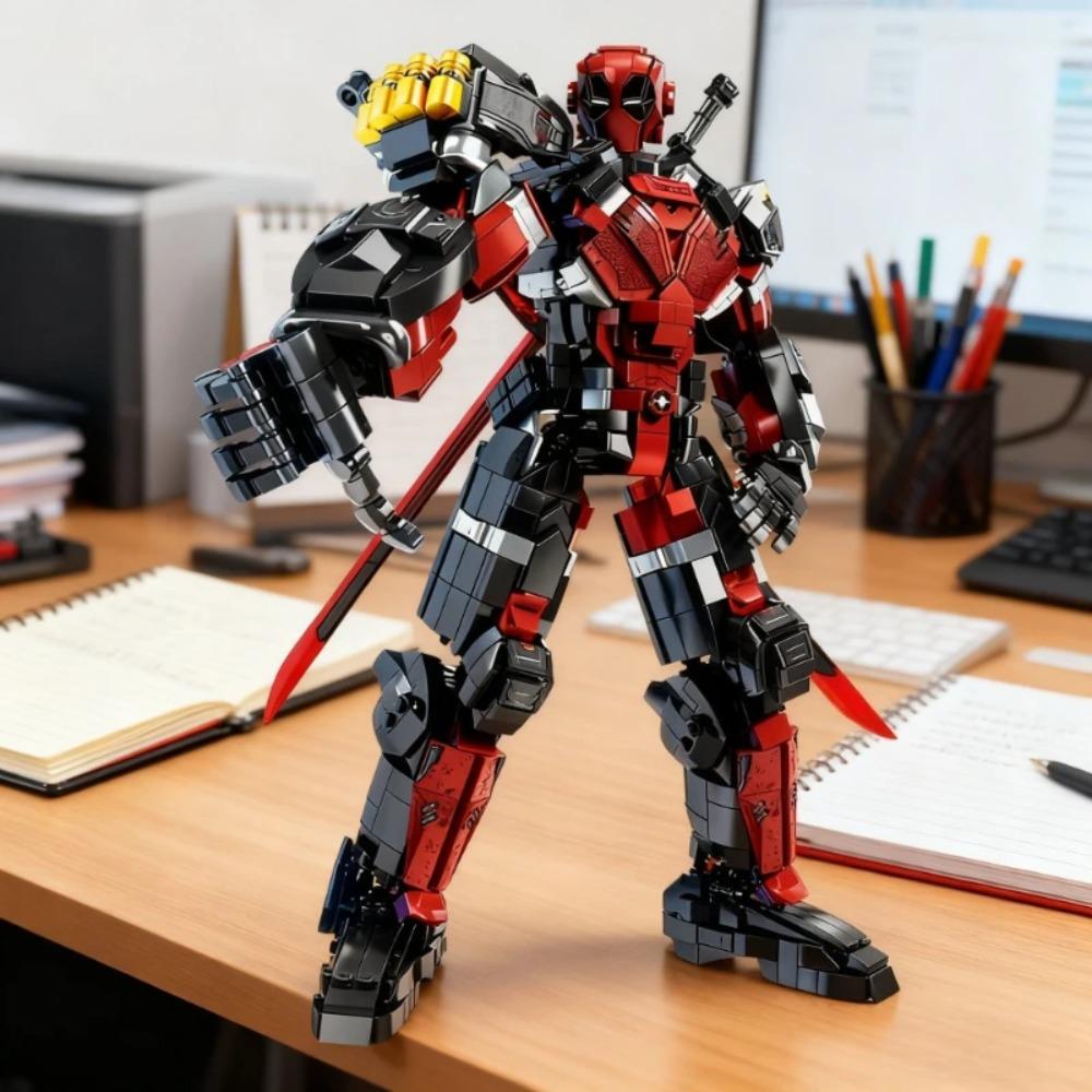 2002PCS Mecha Warrior Building Blocks Movies Action Figure Assembly Models DIY Toys Gifts for Adults and Children Home Decortion