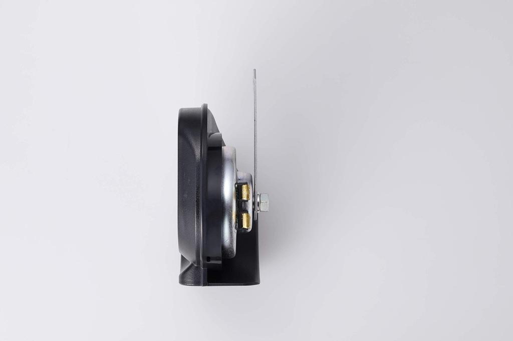 MITSUBA HOS-08B Slim Spiral 2 Horn Horn Black w99.8 x h99.2 x d41.5 mm