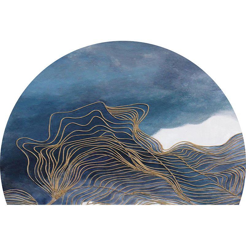 Semi Circular Floor Mat Entrance Door Mat Nordic Minimalist Entrance Carpet Bathroom Anti Slip Mat