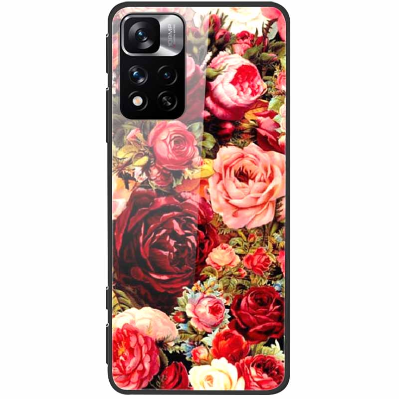 Tempered Glass Case For Xiaomi Redmi Note 11 Pro+ 5G Cover Hard Protective Funda for Redmi Note 11 Pro Plus 5G Soft Bumper 6.67