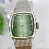Used Seiko Women's Watch Green Dial Cut Glass Manual Wind #t83