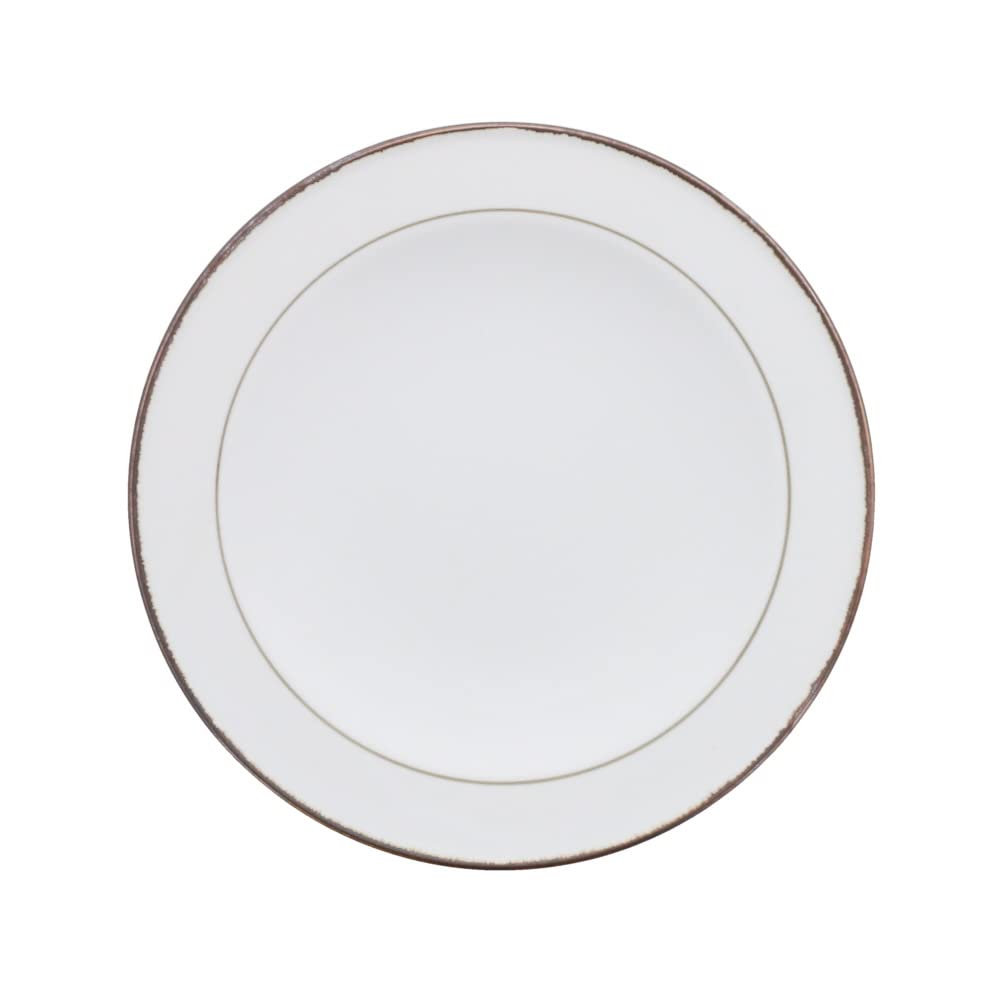 

Tableware East Rim Plate Daily Style Brown Line 24.5cm