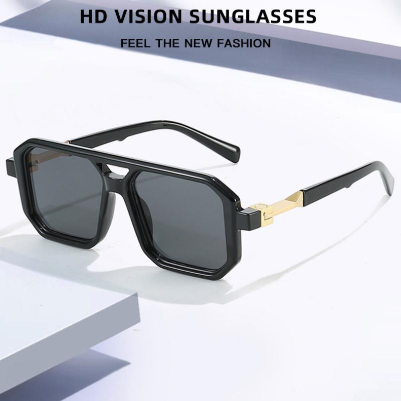 2025 Vintage Fashion Sun Protection Sunglasses for Men Square Shades Retro Flair Sunglasses Womens Trendy Shades Gafas