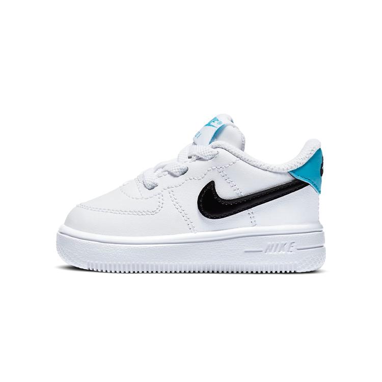 

Новые Nike Air Force 1 18 Нескользящие Сбалансированные Легкие Низкие Кеды для Скейтбординга Белые Синие Младенческие и Детские 905220-105 25