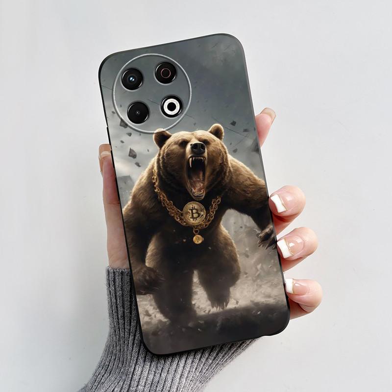 For Tecno Spark 30 Pro Case Black Myth Wukong Painted Phone Cases For Tecno Spark 30Pro 4G KL7 Back Cover Soft Slim TPU Fundas