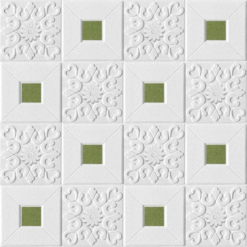 10pcs Foam 3D Foam Stickers Self-adhesive Ceiling Decorative Panels Waterproof Wallpaper Living Room Bedroom Home Decoration