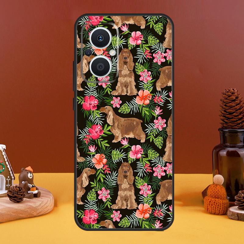 

Чехол для собаки английского кокер-спаниеля для OPPO Reno 4Z 5Z 8T 10 Pro 11 F 4 6 7 8 5 Lite OPPO Find X6 X5 Pro X2 X3 Lite OPPO Reno4 Z 5G