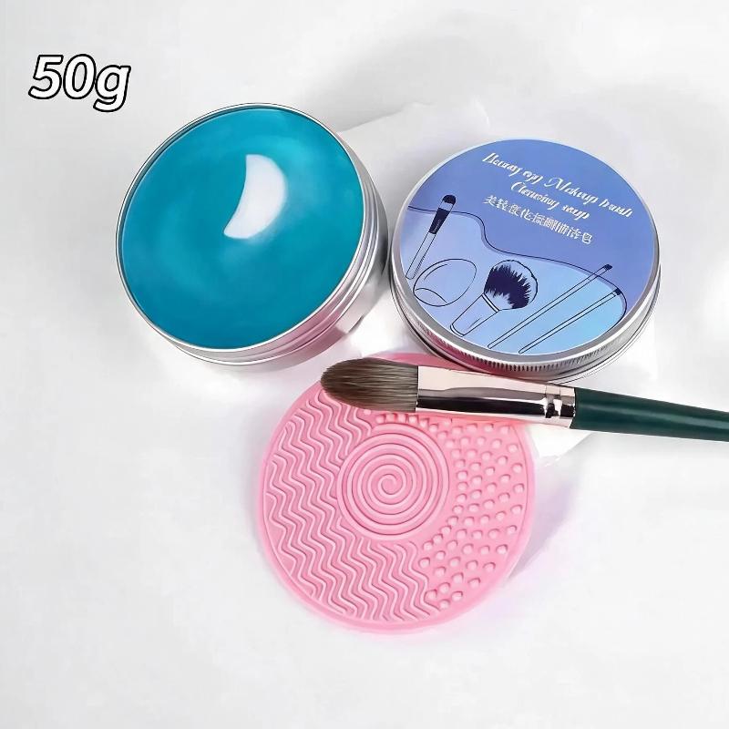 Natural Makeup Brush Cleaner Soap Multi Functional Washing Outdoor Portable Cosmetics Travel Beauty Cleaner Tools Reusable
