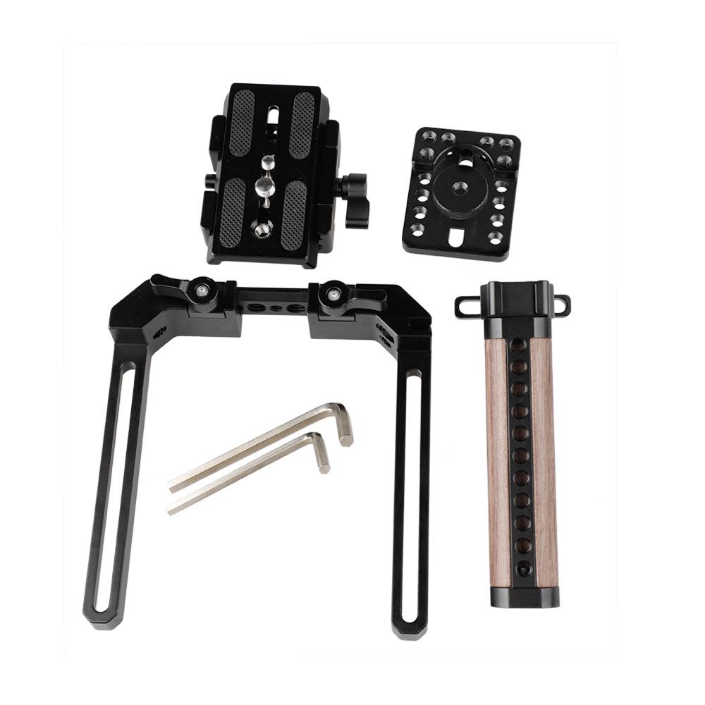 Universeller Kamerakäfig mit Manfrotto Schnellverschlussgriff für Canon, Sony, Fujifilm