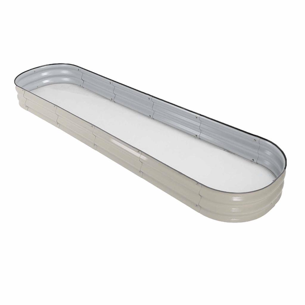 Raised Garden Bed Multipurpose   Open Bottom Sturdy Construction Metal Raised Planter Bed for for Home School Street Garden Villa