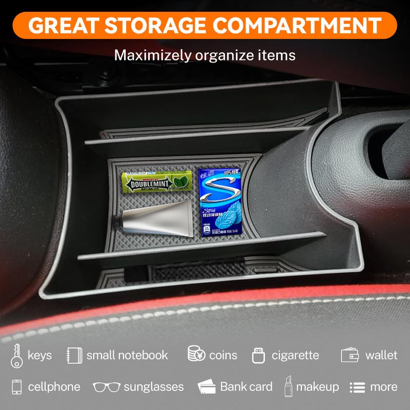 For VW UP GTI e-UP Seat Mii Skoda Citigo 2013- Center Console Armrest Box Storage Organizer Tray with Improved Design