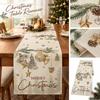 Christmas Table Runner Holiday Dining Table Decoration Long Table Cover for Home