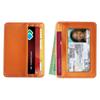 1Pc Multi Slot Coin Wallet Box ID Card Holders Solid Color PU Leather Bank Credit Card Slim Card Case