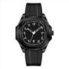 New Product Fashion Couple Watch Arab Neutral Business Calendar Silicone Strap Quartz Watch for Men women