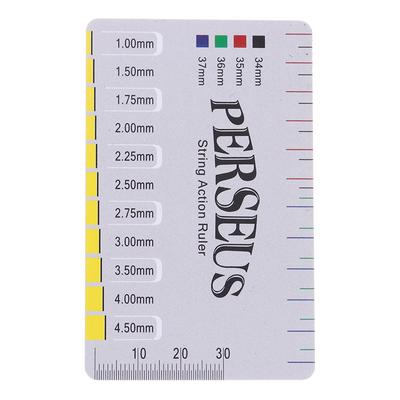 Righello Misuratore Spessore Corde per Chitarra Strumento Accessorio per Chitarra Elettrica per Misurazione Strumenti a Corda