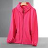 Modische Windjacke mit Kapuze für Damen und Herren, Sonnenschutzjacke, Reißverschluss, Bomberjacke, lässig, dünner Mantel, Oberbekleidung