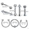 Stainless Steel Nose / Lip Eyebrow Hoop Earrings Tragc Piercings