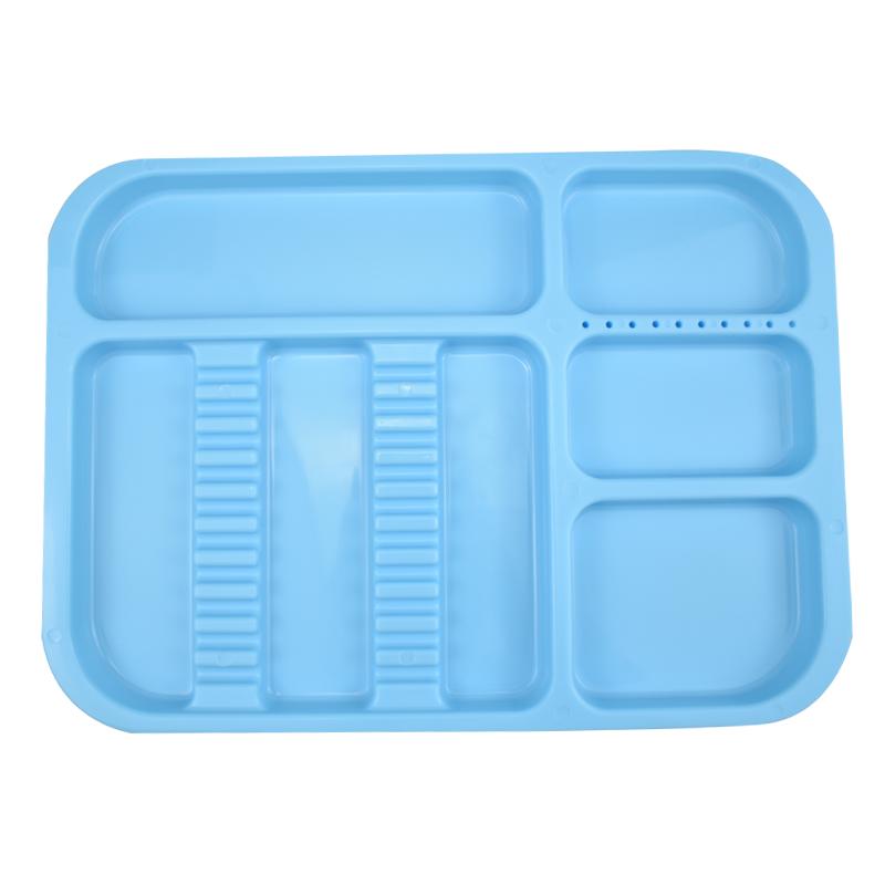 Dental Instruments Separate Tray Split Segregated Placed Trays Plastic Storage Tray Clinic Lab Equipment