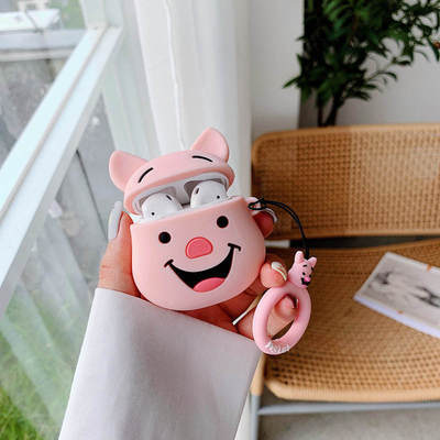 Applicable AirPods 1 Protective Case Cute Cartoon Silicone 1st Generation 1st Generation 4th Generation New 3rd Generation Apple Wireless Earphone Cas