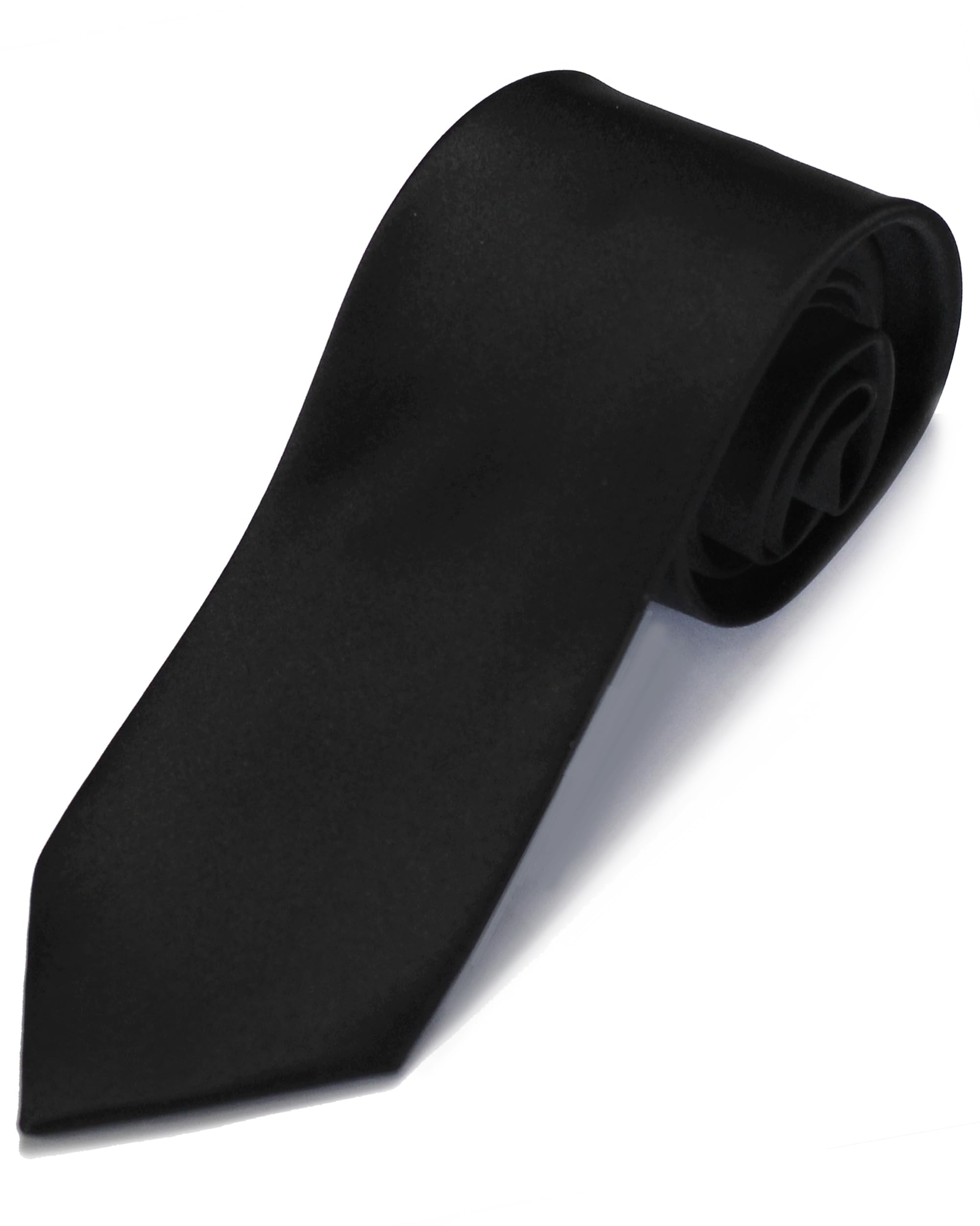 

[OnCoM] Necktie for Funeral, Kyoto Nishijin Weave, Made in Japan, Silk, Plain Black, for Wake, Funeral, Mourning Attire, Black Formal Wear