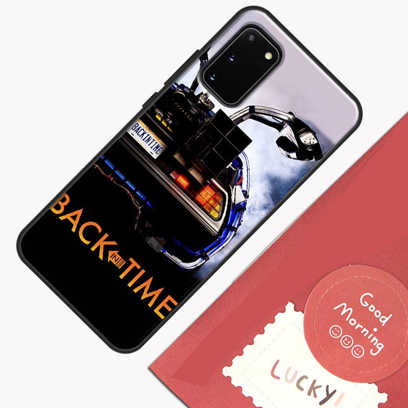 Back To The Future Time Machine Phone Case For Samsung Galaxy S26 S25 S24 S20 S21 S22 S23 Ultra S10 Plus S25 FE Cover Shell