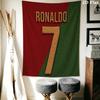 C Ronaldo Wall Tapestry Aesthetic Wall Hanging Printed Fabric Blanket Decorative Tapestries for Bedroom Living Room Home Decor