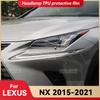 For LEXUS NX 200 300 2015-2021 Car Headlight Transparent TPU Protective Cover Film Front Light Tint Change Color Sticker