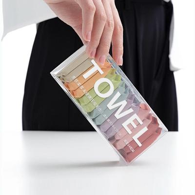 14 vellen gecomprimeerde handdoektabletten zachte herbruikbare washandjes voor het gezicht droog nat twee keer gebruiken kamperen wandelen wegwerphanddoek vellen