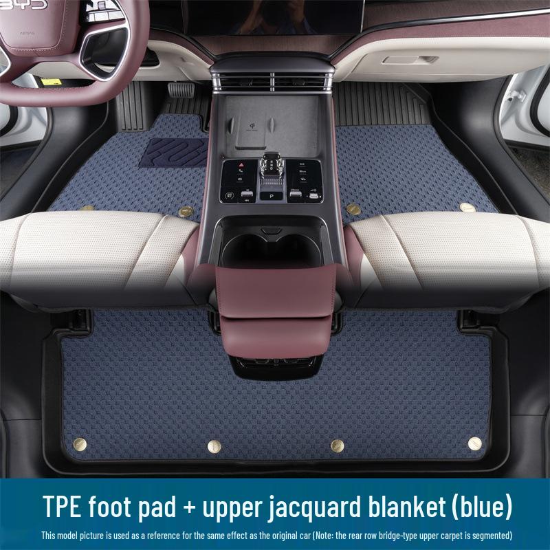 Nio ES8 Floor Mats: 3D High-Edge, Scratch-Resistant, Eco-Friendly TPE, Fits 25 Models