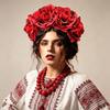 Rose Headpiece Artificial Flower Crown Gorgeous Design Bohemian Hair Accessories  Wedding