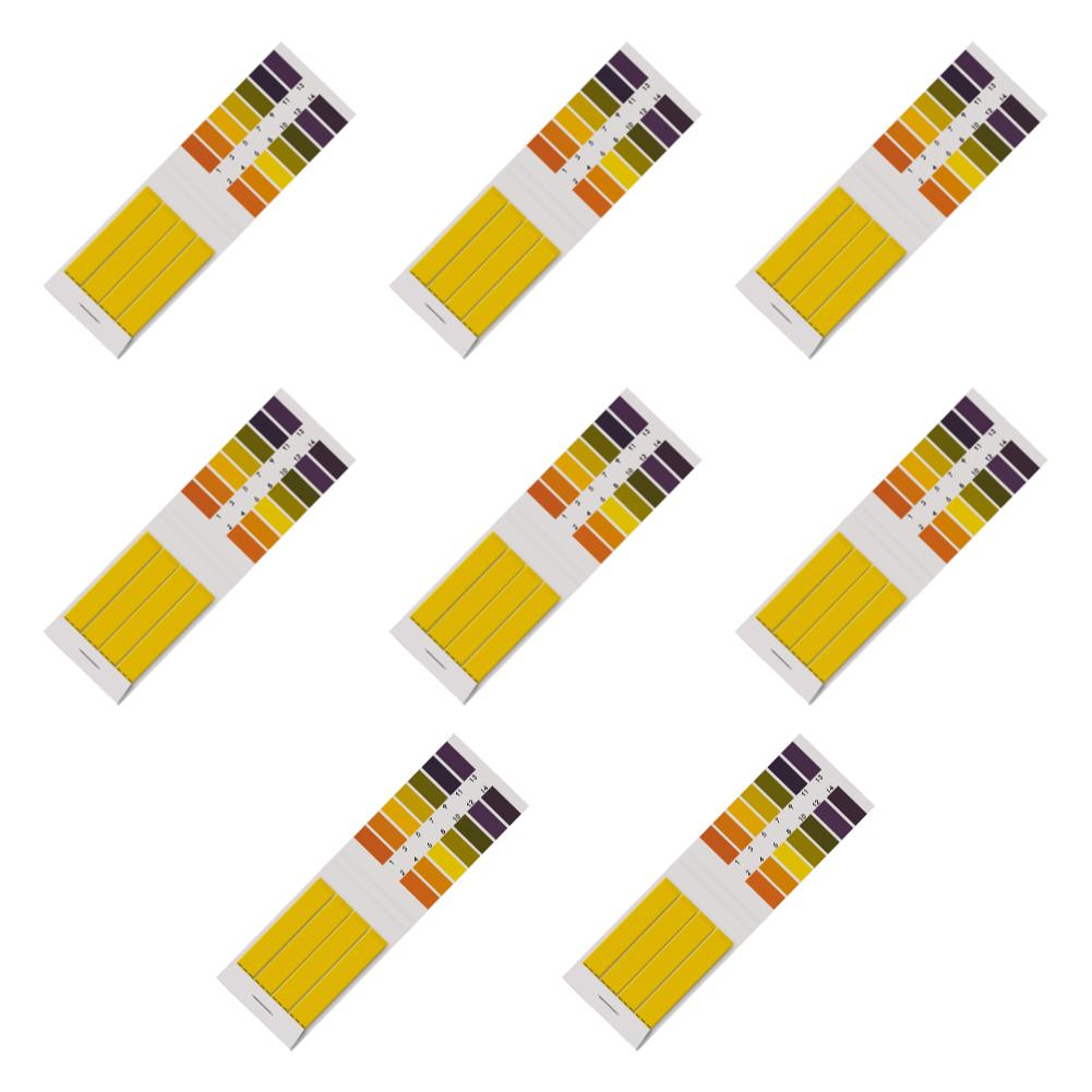 1bag 80pcs PH Test Strips 1-14 PH PH Indicator Test Strips Water Cosmetics Soil Acidity Test Strips for Water Wine Saliva Urine