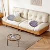 Seat Cushion Keep Warm Thickened Super Soft Anti-slip Granule Hip Protective Round Rose Shape Plush Chair Tatami Cushion Household Supplies