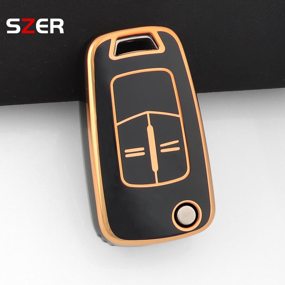 2 Buttons Tpu Car Key Case Cover Shell Fob Keychain For Vauxhall Opel Astra J Corsa D Vectra C Zafira L778 Insignia Accessories