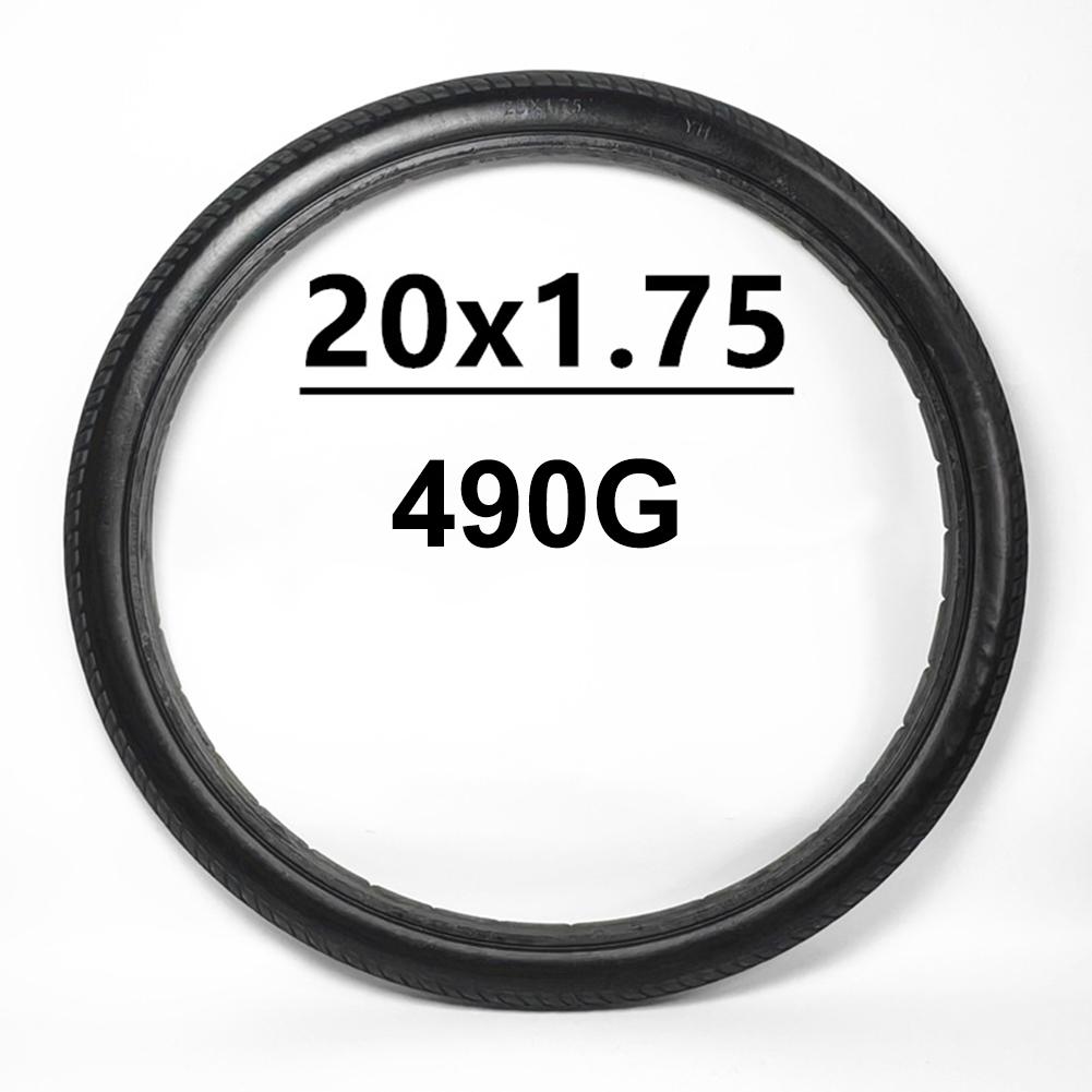 20x1.75 Bicycle Solid Tire Polyurethane Solid Outer Tire For 20inches Bike Trolley And Wheelchair Replacement Solid Tire