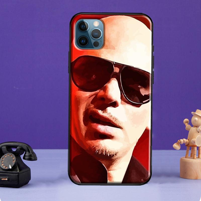 Mr Worldwide Says To Live Laugh Love Case For iPhone XR X XS Max SE 7 8 Plus Phone Cover For iPhone 11 14 12 13 Pro Max Mini