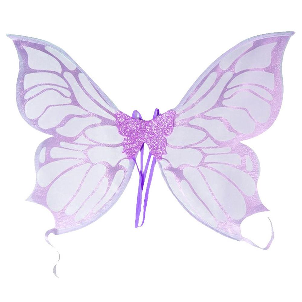 

Костюм эльфа на Хеллоуин, крылья феи, сверкающие крылья ангела, новинка, крылья бабочки для взрослых девочек фиолетовый