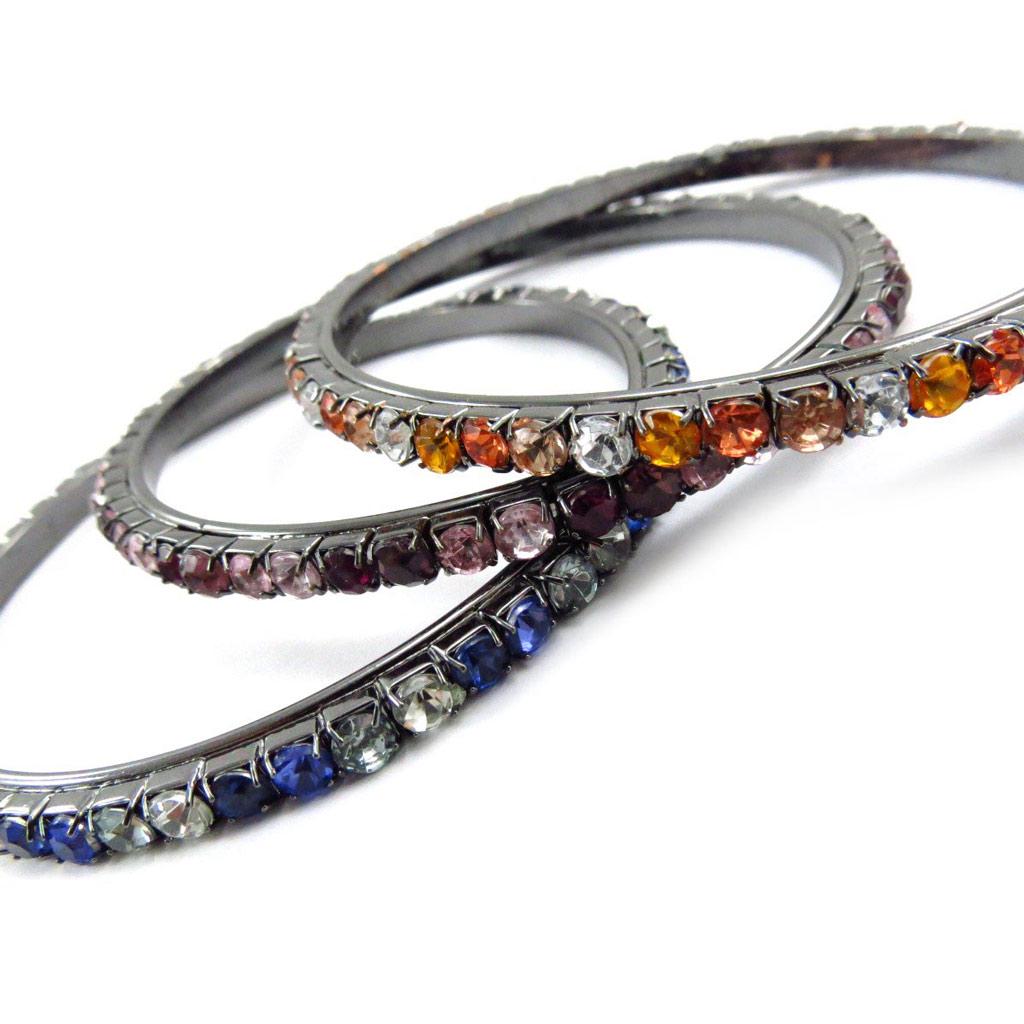 Les Trésors De Lily [J6662] - Designer-Armband 'Sissi' tutti frutti (3 Reihen)