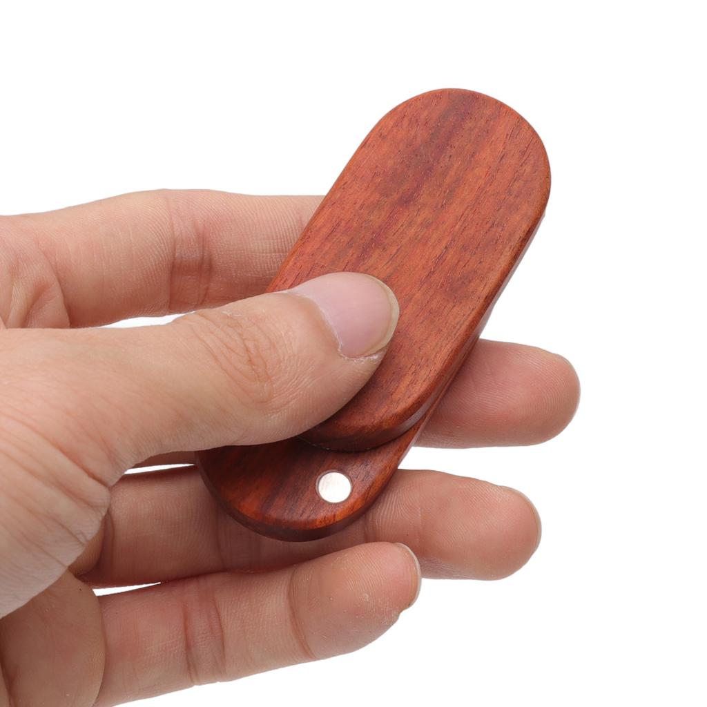 Magnetic Push Slider Rosewood EDC Fingertip Toy Stress Relief Toys for 15‑35 Years Old Youth