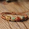 Unique Ceramics Adjustable Braided Rope Bracelet Bangle