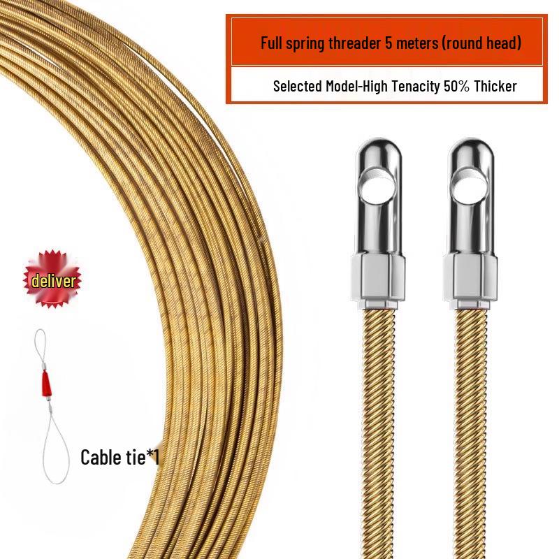 Spring Electrician Wire Threading Steel Leader
